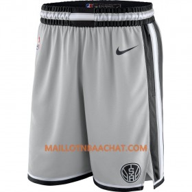 San Antonio Spurs Homme Shorts Gris 2018-19 Nike Swingman